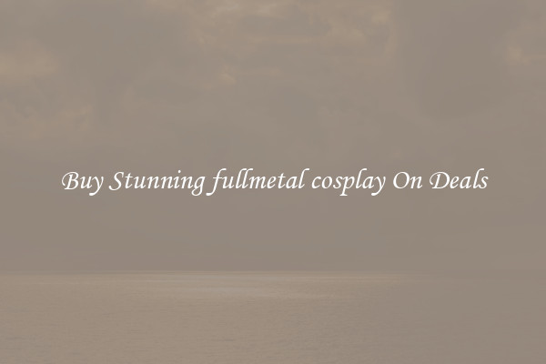 Buy Stunning fullmetal cosplay On Deals