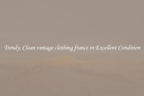 Trendy, Clean vintage clothing france in Excellent Condition