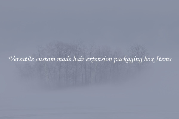 Versatile custom made hair extension packaging box Items