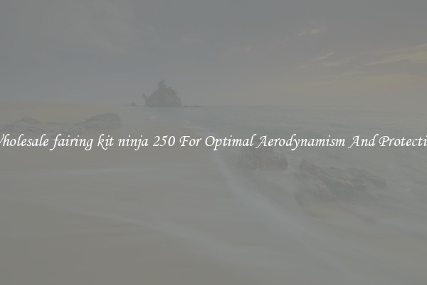 Wholesale fairing kit ninja 250 For Optimal Aerodynamism And Protection